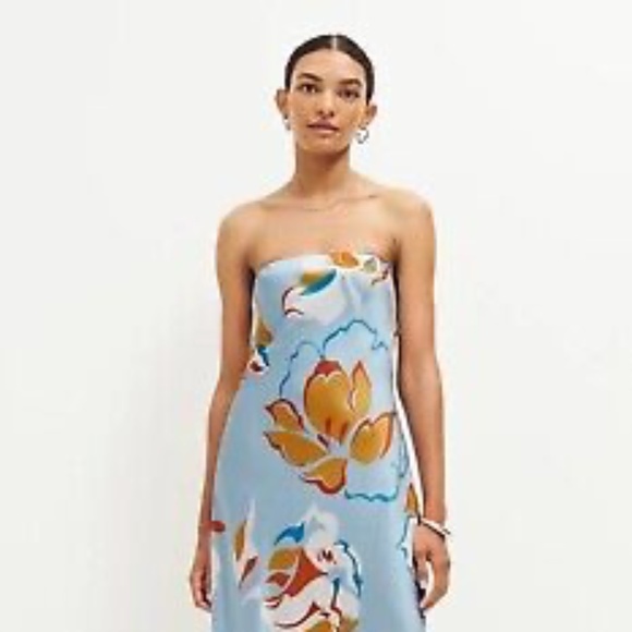 reformation joanne silk dress Reformation Joanne Silk Dress In Flambe - 70% Off